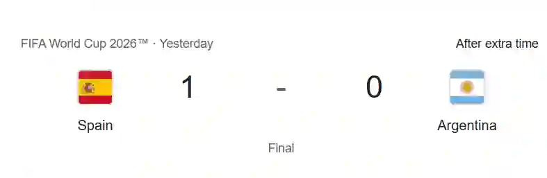 Spain beat Argentina in extra time to win their second World Cup